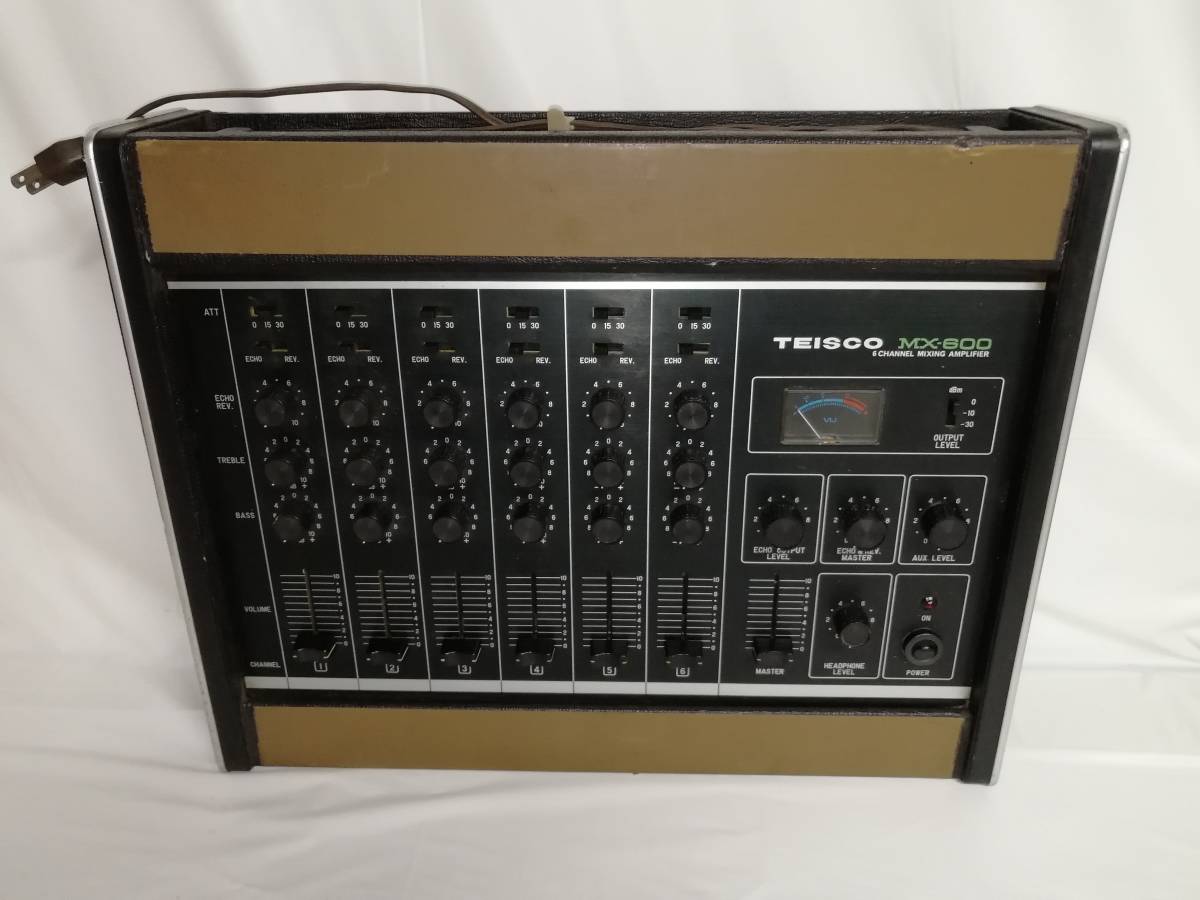 TEISCO テスコ ミキサー MX-600通電音楽確認済み@ TEISCO テスコ ミキサー MX-600通電音楽確認済み@ （TEISCO