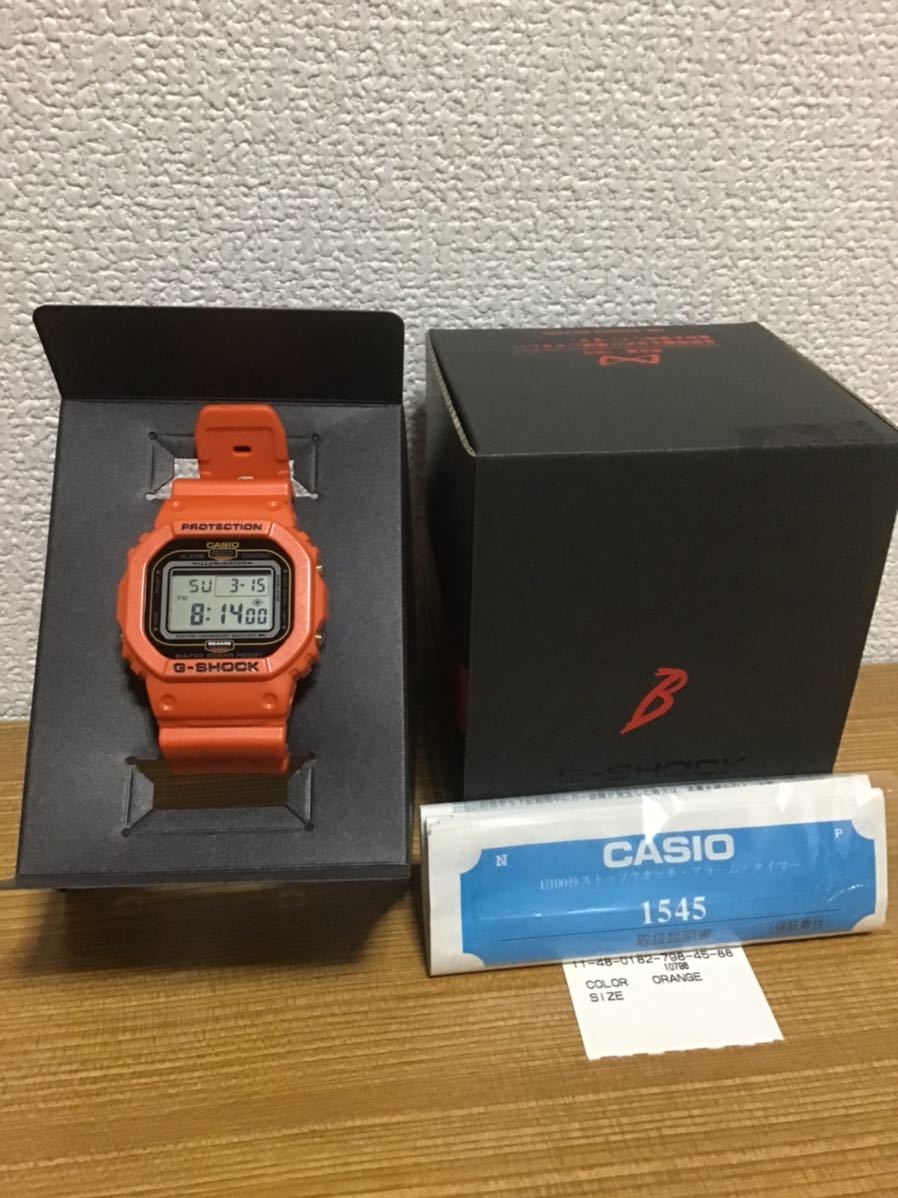 新品】G-SHOCK CASIO ジーショック BEAMS コラボ DW-5600 オレンジ