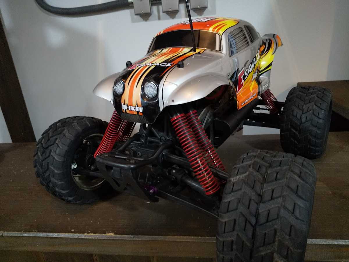 HPI eサベージ 部品取り車両！送料込み HPI Eサベージ 廃盤品 部品取り レストア、カスタムベースに☆ジャンク