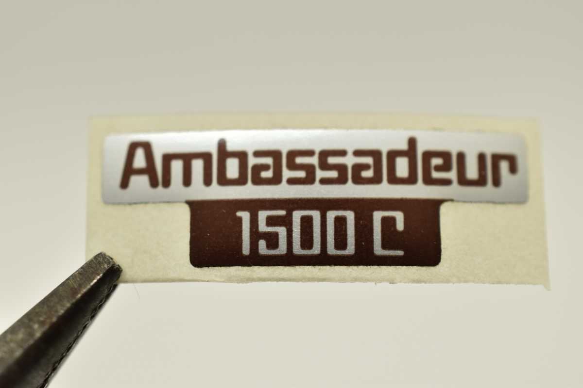 新品】ABU Ambassadeur 1500C ステッカー デッドストック！オールド