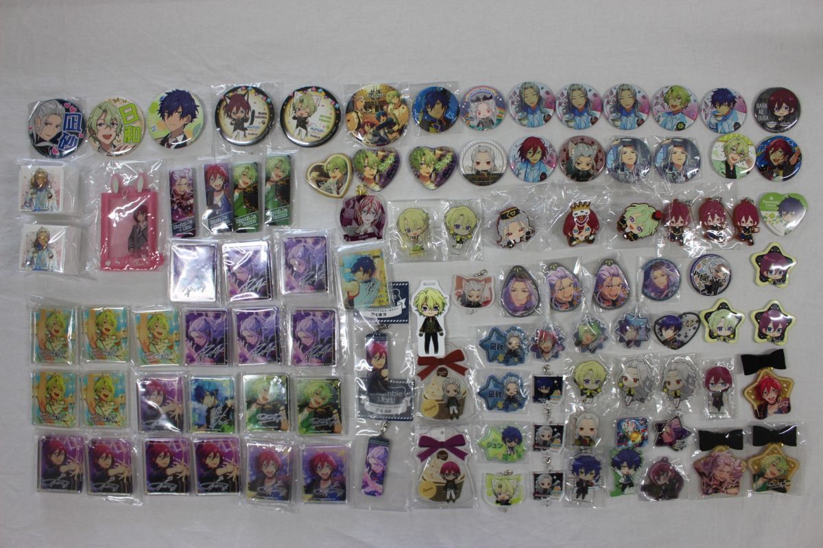 B00 あんさんぶるスターズ あんスタ 缶バッジ キーホルダー 他 巴日和 漣ジュン 乱凪砂 七種茨 まとめ大量グッズセット品 の落札情報詳細 ヤフオク落札価格情報 オークフリー スマートフォン版