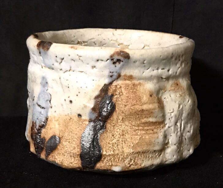 作者不明　茶碗（現品のみ） 赤志野茶碗 白土 作者不明 検: 桃山時代 魯山人 半泥子 加藤唐