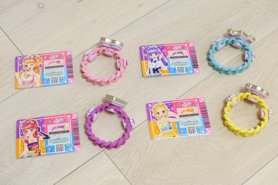 □アイカツ！エールブレス 4種セット カード付き 中古□の落札情報詳細