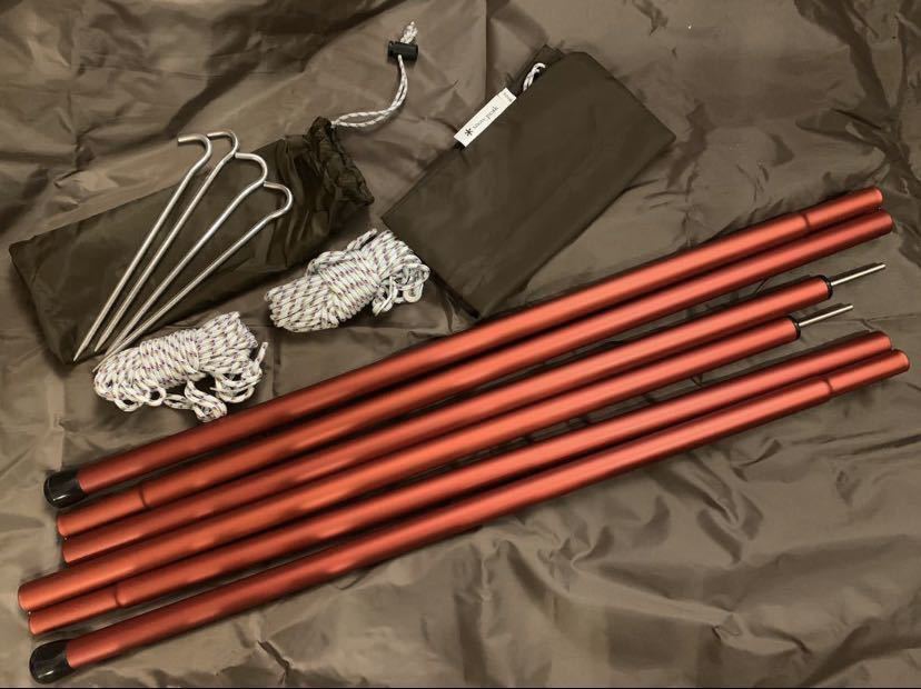 新品同様レア スノーピーク ランドロック用 アップライトポールセット レッド仕様 Snow Peak Tp 080 雪峰祭アイボリーやリビングシェル の落札情報詳細 ヤフオク落札価格情報 オークフリー スマートフォン版