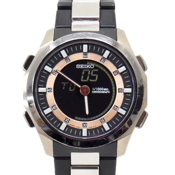 セイコー　イグニッション　チタン　7T82-0AC0　クォーツ 楽天市場】【中古】【美品】SEIKO セイコー イグニッション