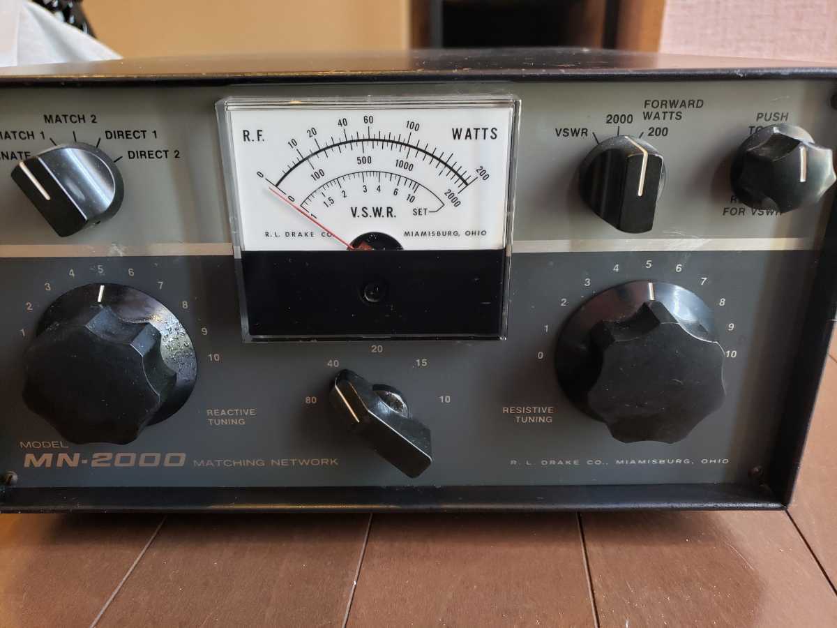 アンテナカップラー（最大電力２KW）DRAKE MN-2000 drake ドレーク アンテナチューナー MN2000 の落札情報詳細 - Yahoo