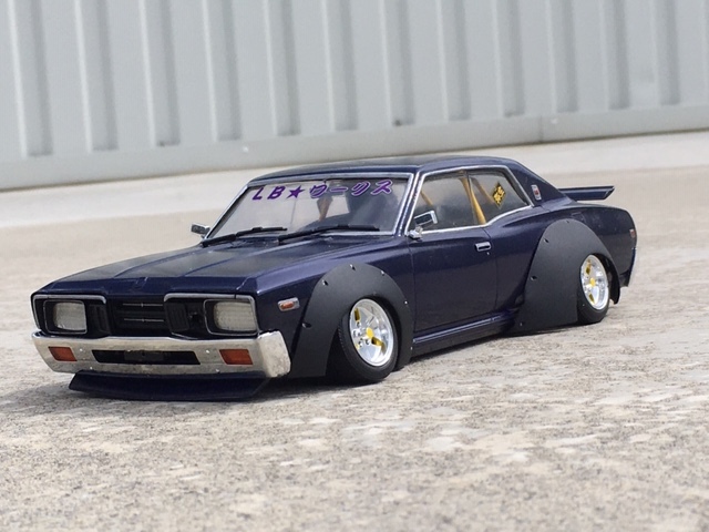 アオシマ プラモデル 1/24 セドリック グロリア 330 街道