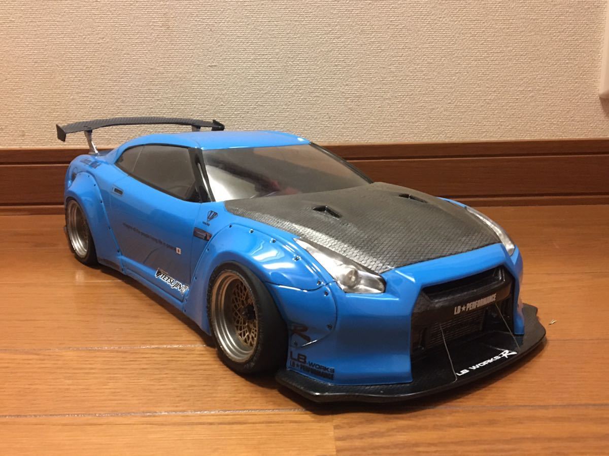 テツジン　スカイラインボディ Tetsujin Nissan Skyline V36 LB 1/10 RC Bodyshell, 200mm