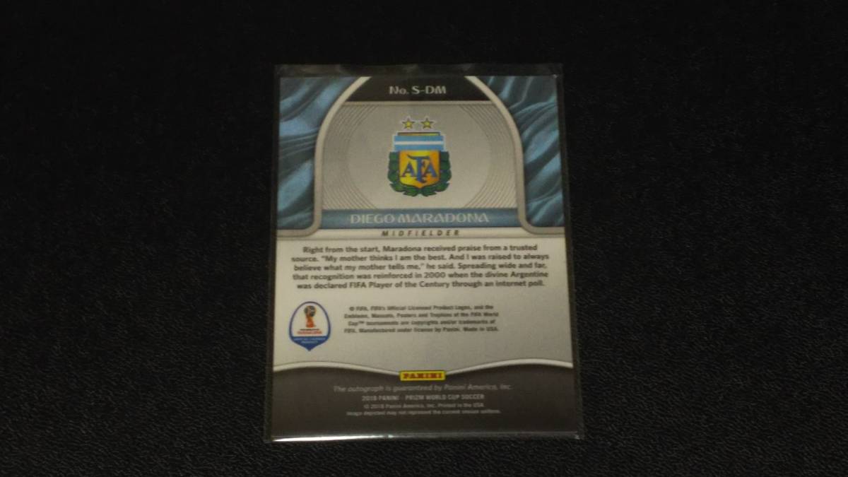 マラドーナ 直筆 サインカード Panini アルゼンチン Prizm World Cup Diego Maradona Auto 限定 の落札情報詳細 ヤフオク落札価格情報 オークフリー スマートフォン版