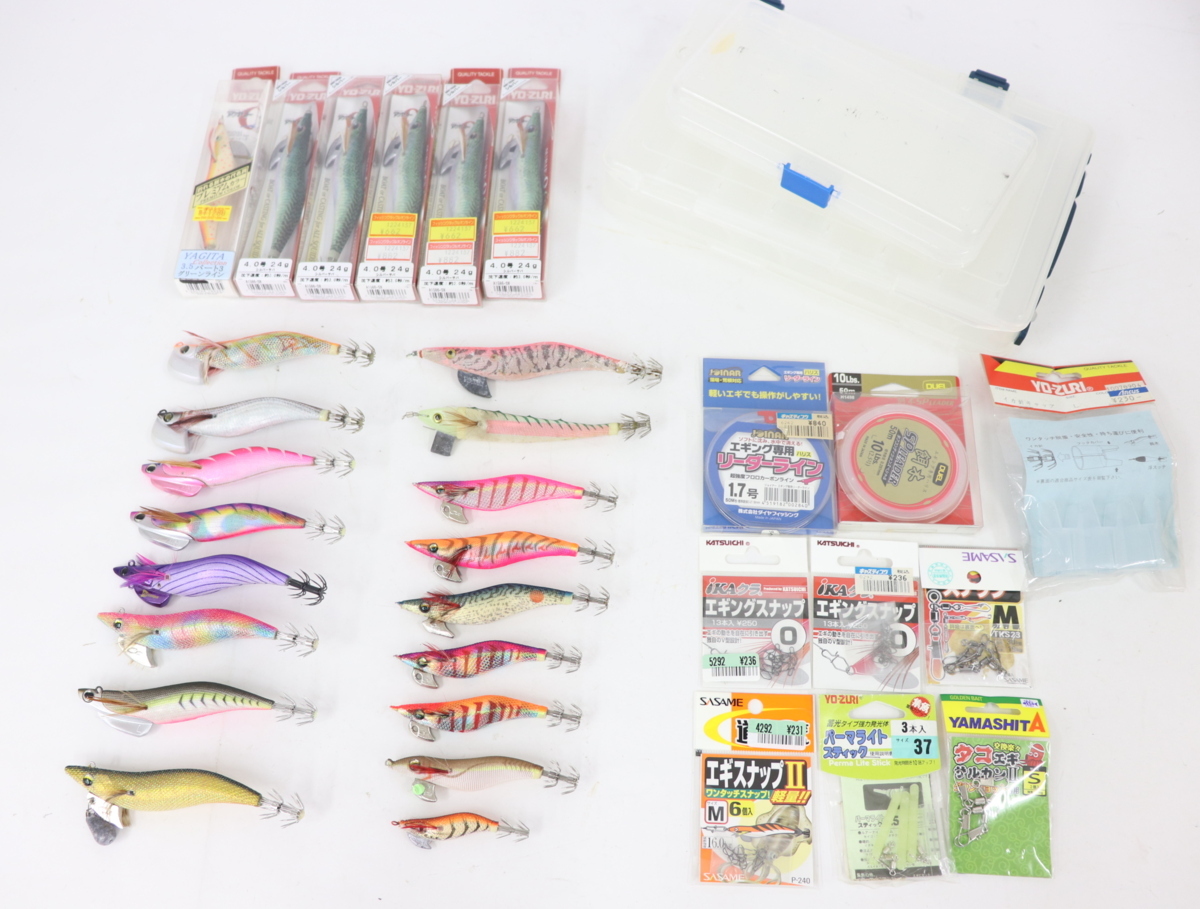 ヨーヅリ アオリーq Yagita 3 5号 ダイワ エメラルダス 3 5号 他 エギ 餌木 スナップ キャップ リーダー 計31個 未使用あり の落札情報詳細 ヤフオク落札価格情報 オークフリー スマートフォン版