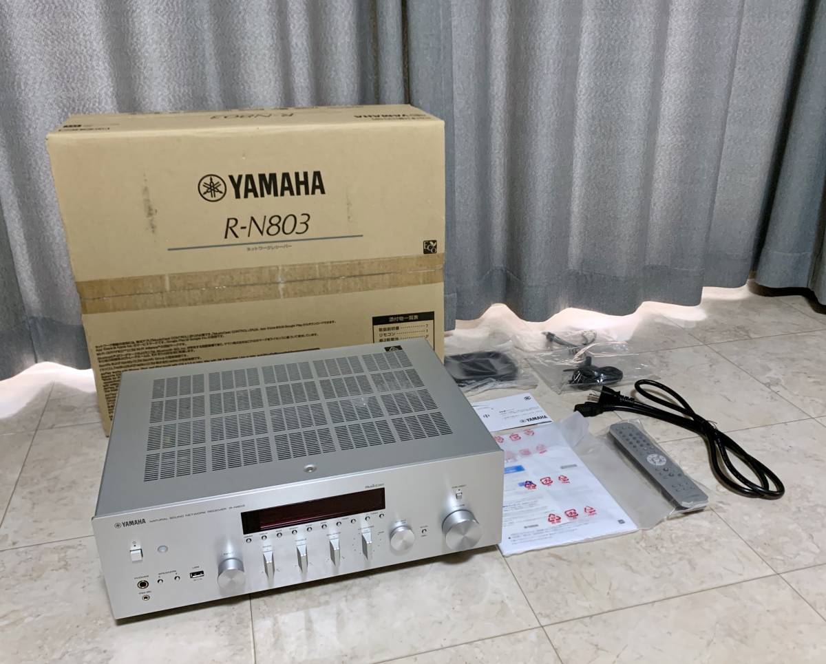 ヤマハ ネットワークHiFiレシーバー（シルバー）YAMAHA R-N803(S)(中古