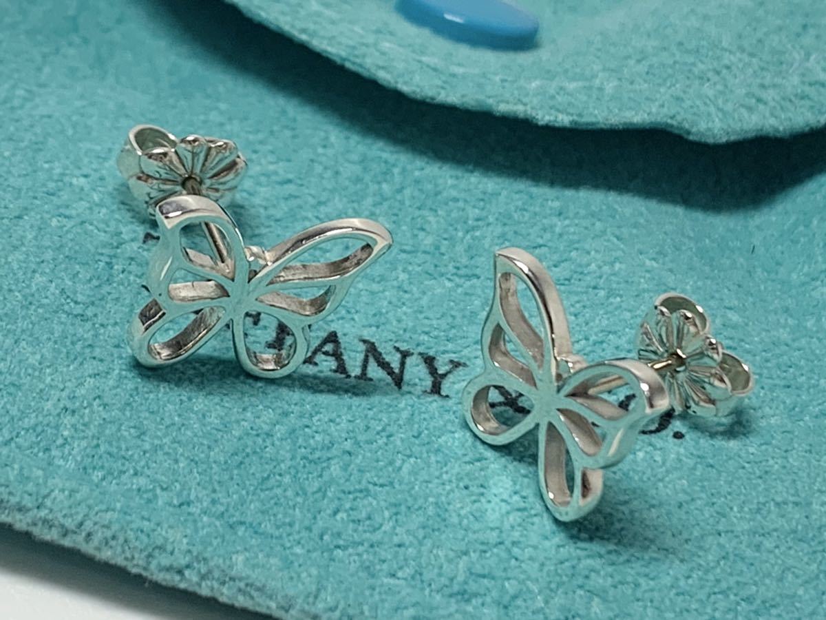 ☆1円～良品 ☆ ティファニー ☆ ピアス ☆ バタフライ ☆ TIFFANY