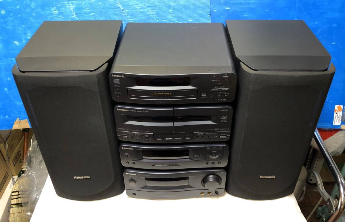 Panasonic CD／カセット／FM・AM ミニコンポ SE-CH510の落札情報詳細
