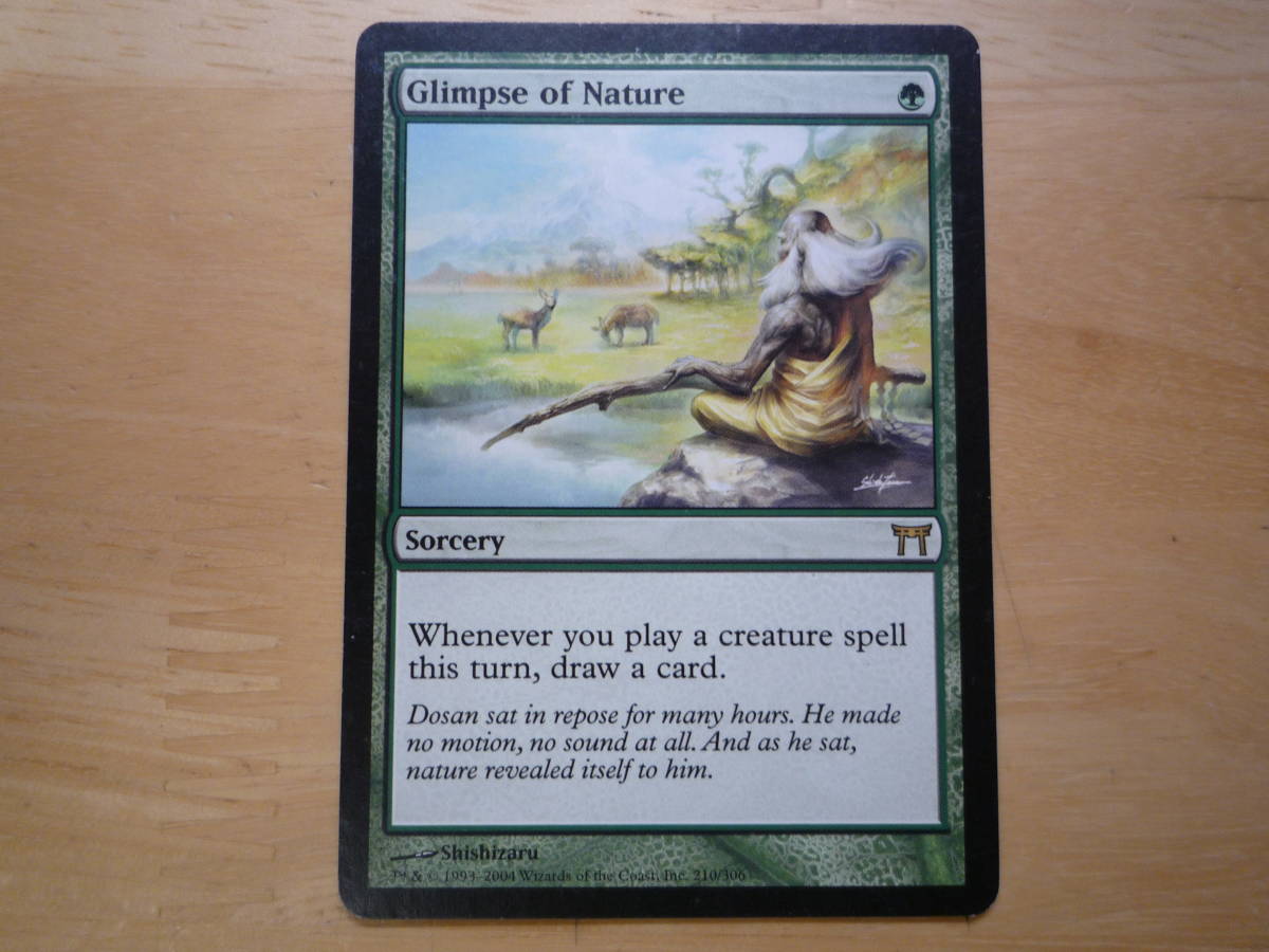 Mtg Chk 垣間見る自然 Glimpse Of Nature 英語 1枚 の落札情報詳細 ヤフオク落札価格情報 オークフリー スマートフォン版