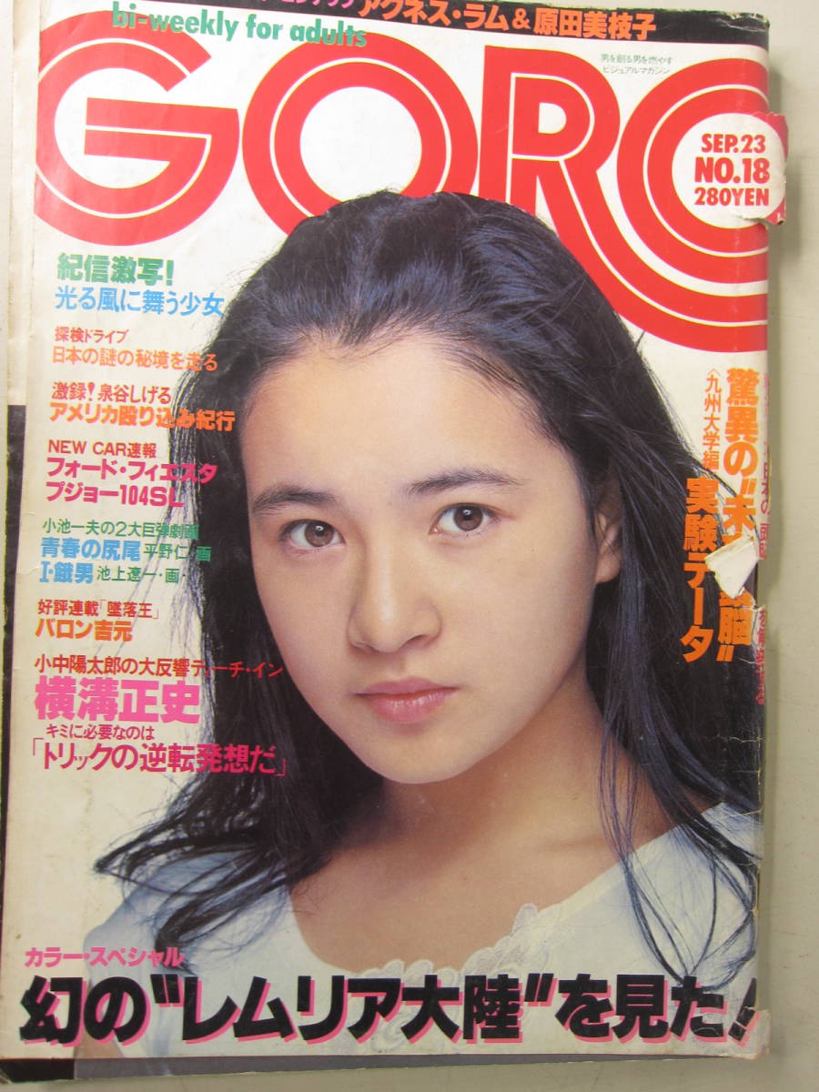 Goro ゴロ 1976年9月23日 原田美枝子 ピンナップ付き Yb05s1 の落札情報詳細 ヤフオク落札価格情報 オークフリー スマートフォン版