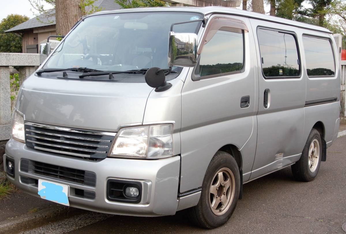 日産 キャラバンコーチTA-QE25シルクロードGXロングボディシルバー  