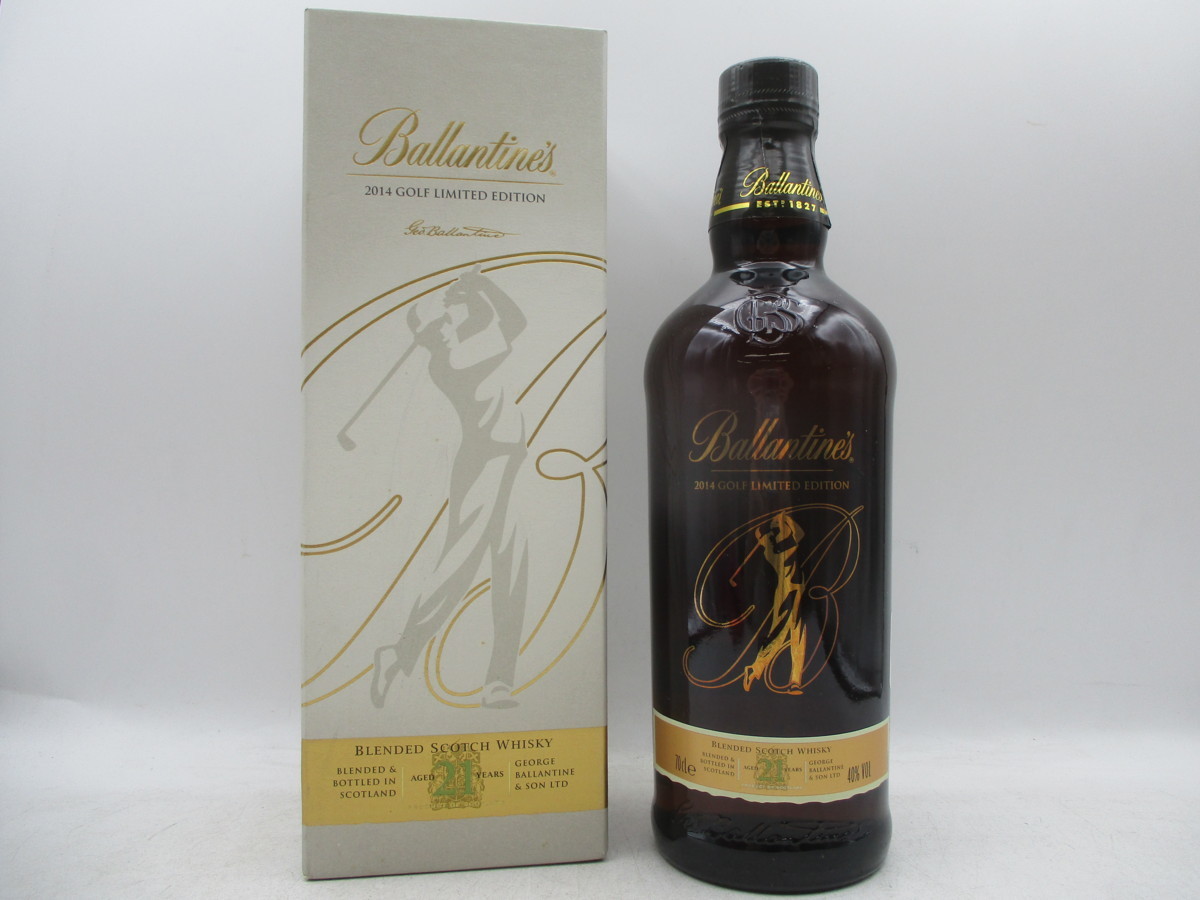 古酒】Ballantine's バランタイン 21年 2014 ゴルフ リミテッド