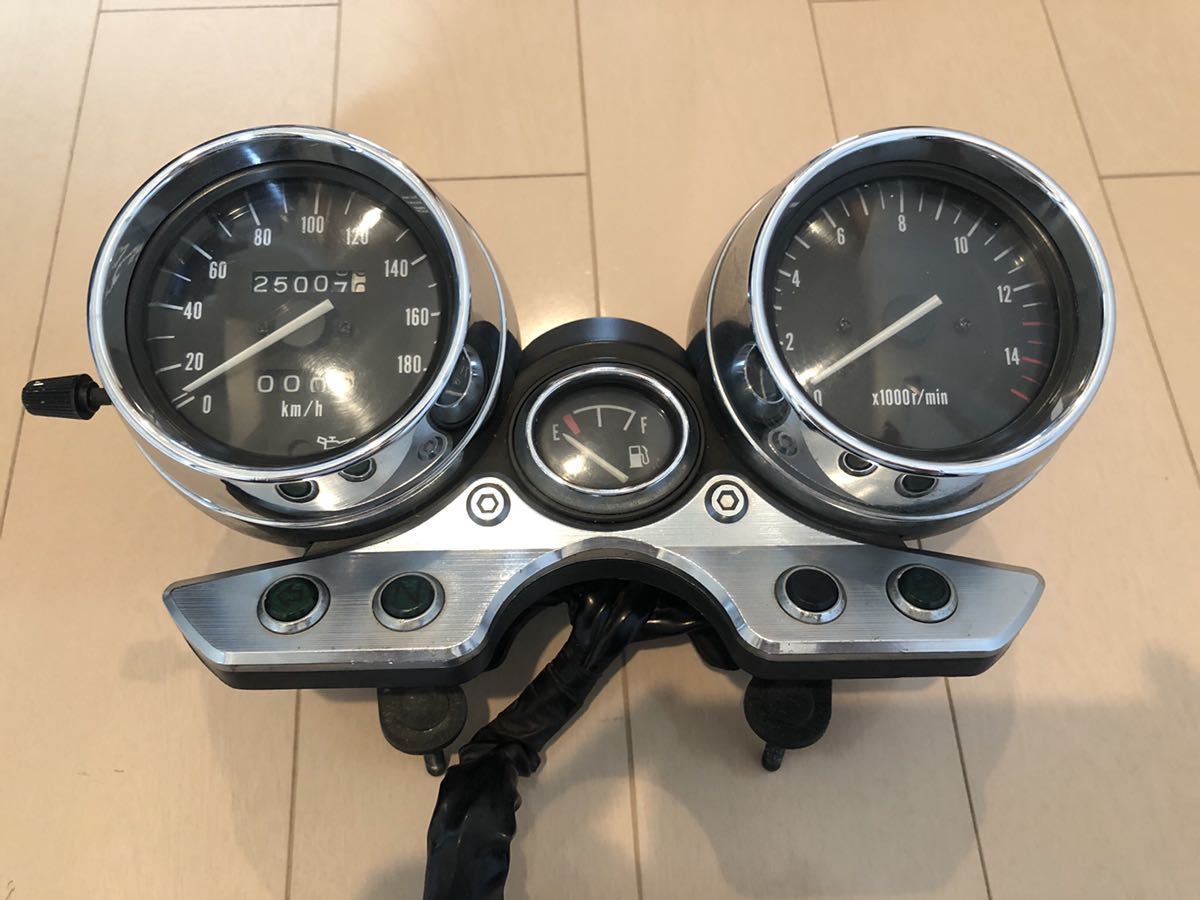 イナズマ400 純正 スピードメーター タコメーター 実動 イナズマ1200の