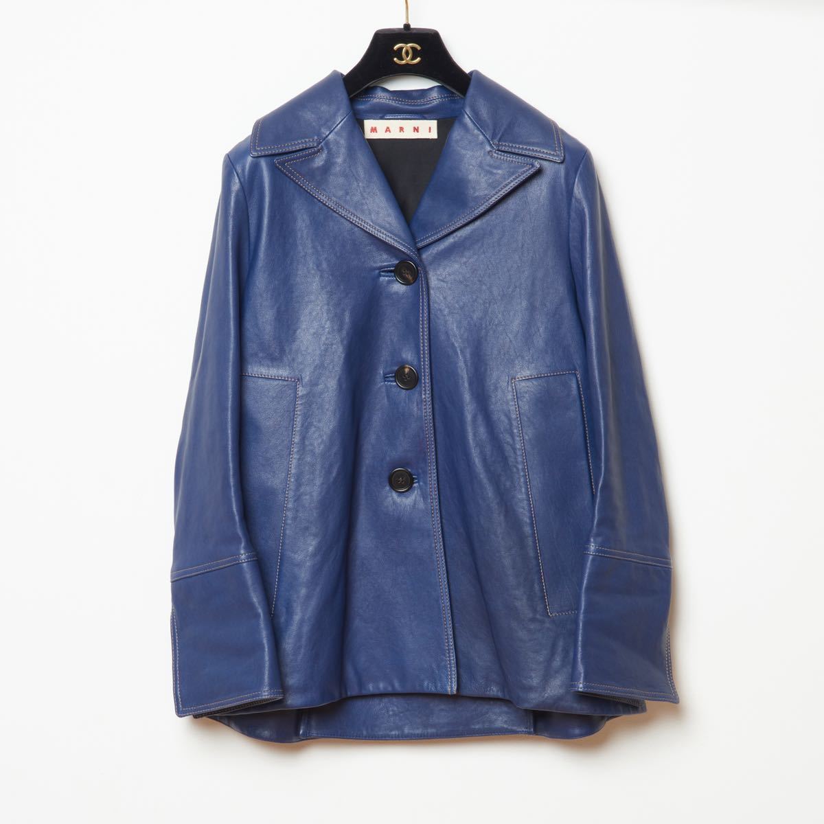 MARNI レザーコート MARNI レザーコート MARNI ブラウン レザーコート