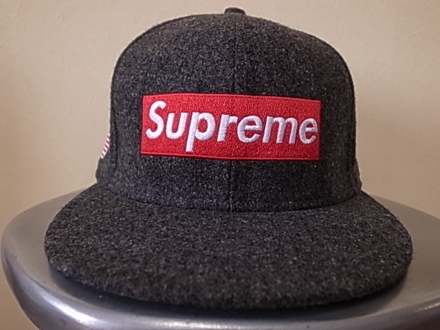 ☆ 2010年 10AW SUPREME シュプリーム Woolrich Box Logo New Era Cap ...