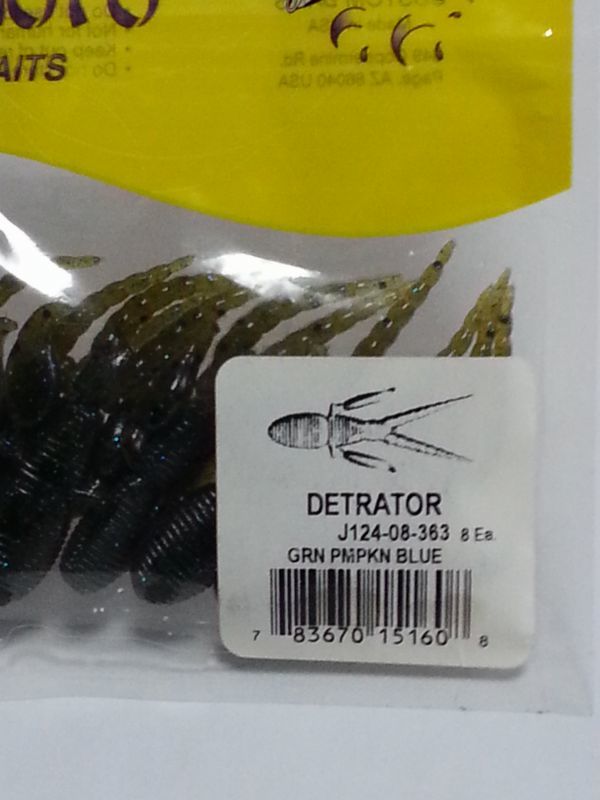 ディトレーター 7本 グリーンパンプキンブルー Detrator ゲーリーヤマモト Gary Yamamoto ゲリヤマ 青木大介 の落札情報詳細 ヤフオク落札価格情報 オークフリー スマートフォン版