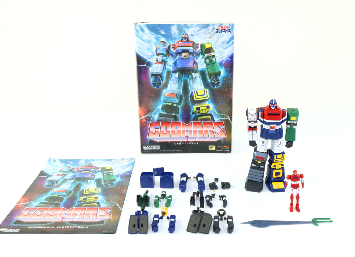 中古 ジャンク品 Moderoid 六神合体ゴッドマーズ モデロイド グッスマ 組立て済み の落札情報詳細 ヤフオク落札価格情報 オークフリー スマートフォン版