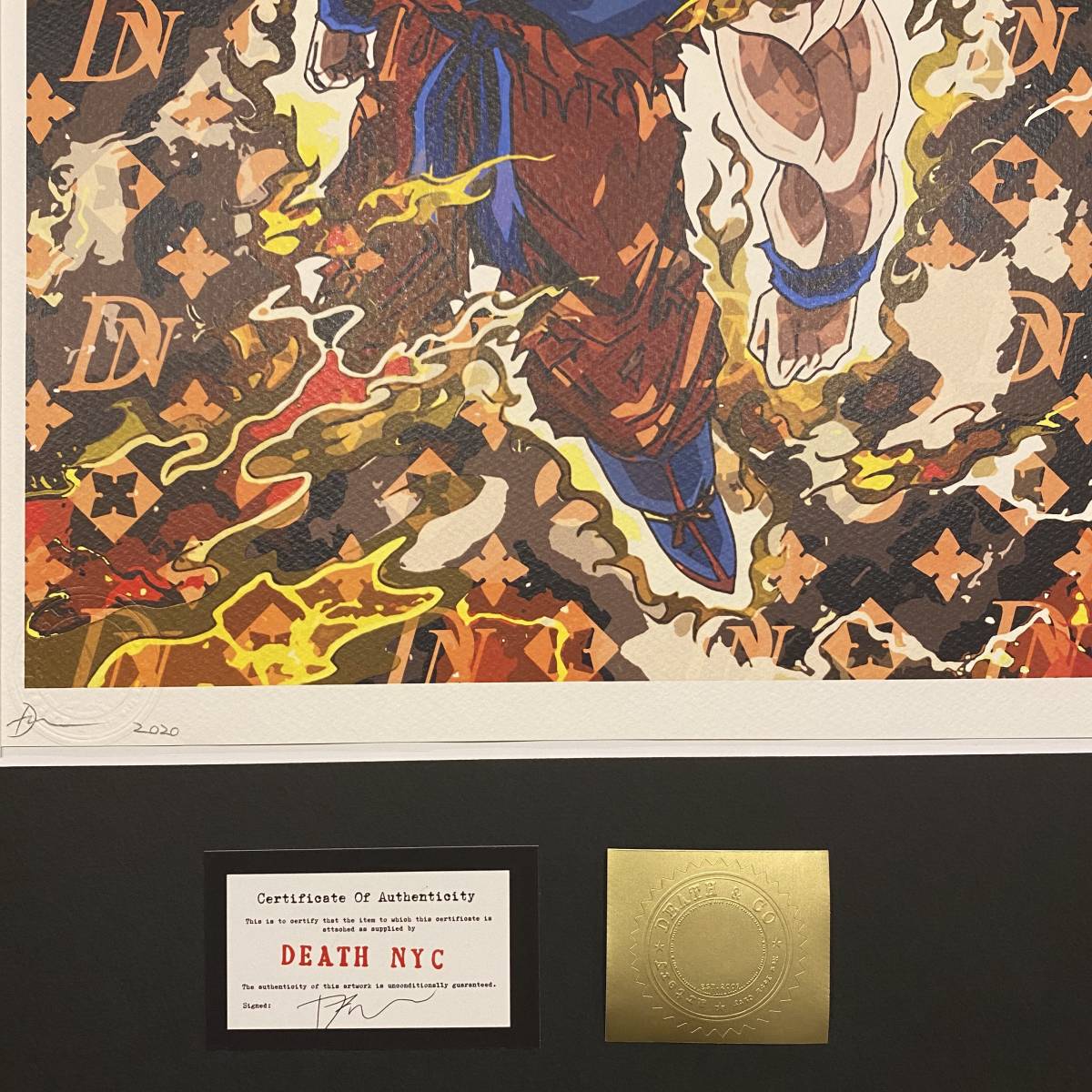 2020年新作 正規購入品 DEATH NYC アートポスター 折れあり