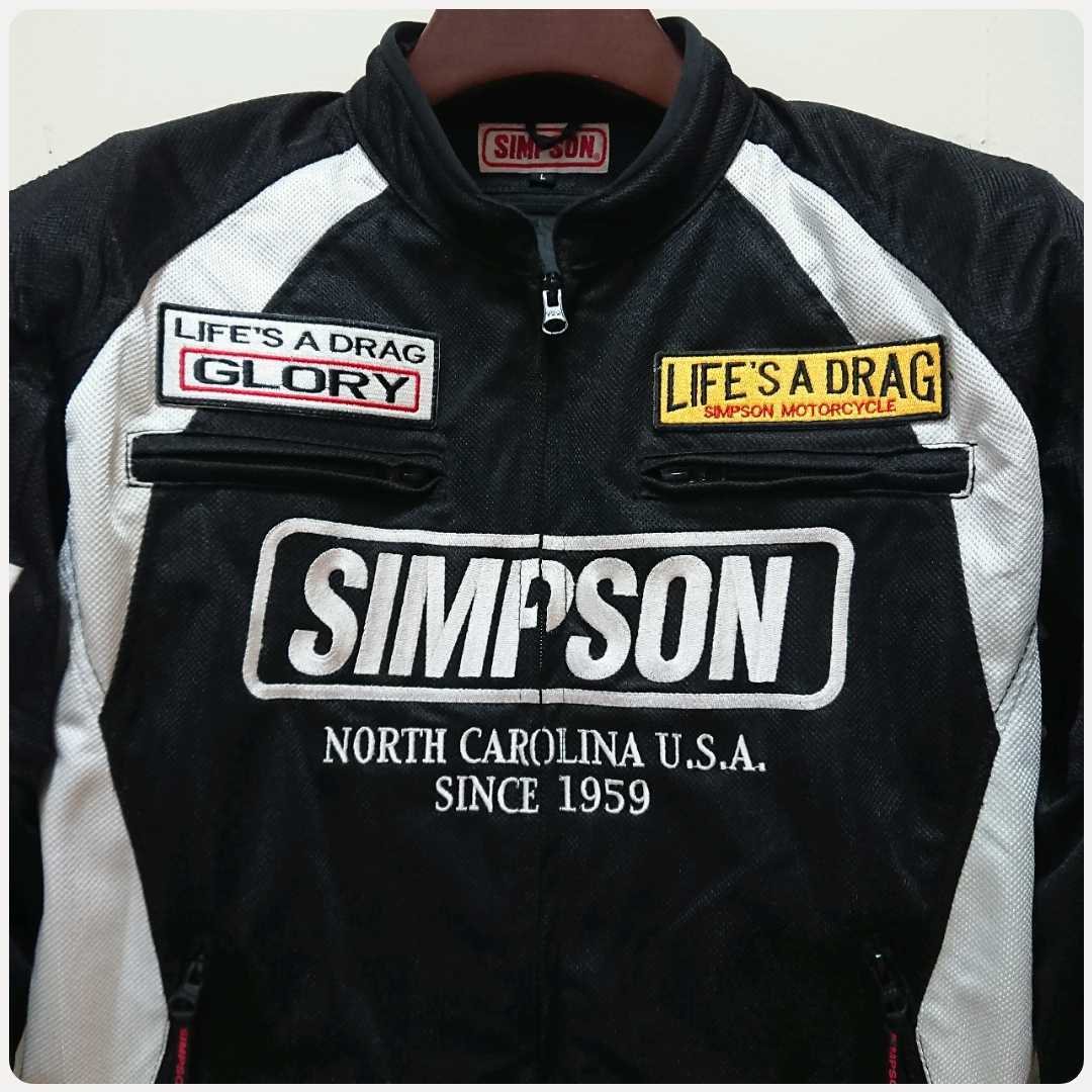 新品 未使用品 シンプソン メッシュジャケット ライディングジャケット レーシングジャケット Simpson エルフ Rsタイチ ライダース Bates L の落札情報詳細 ヤフオク落札価格情報 オークフリー スマートフォン版
