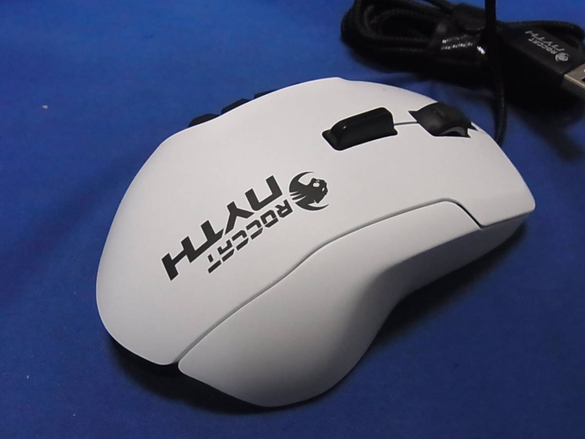 Roccat NYTH 中古動作確認済み　ROC-11-901-AS Amazon.co.jp: ROCCAT Nyth - MMO Gaming Mouse(White) 正規保証