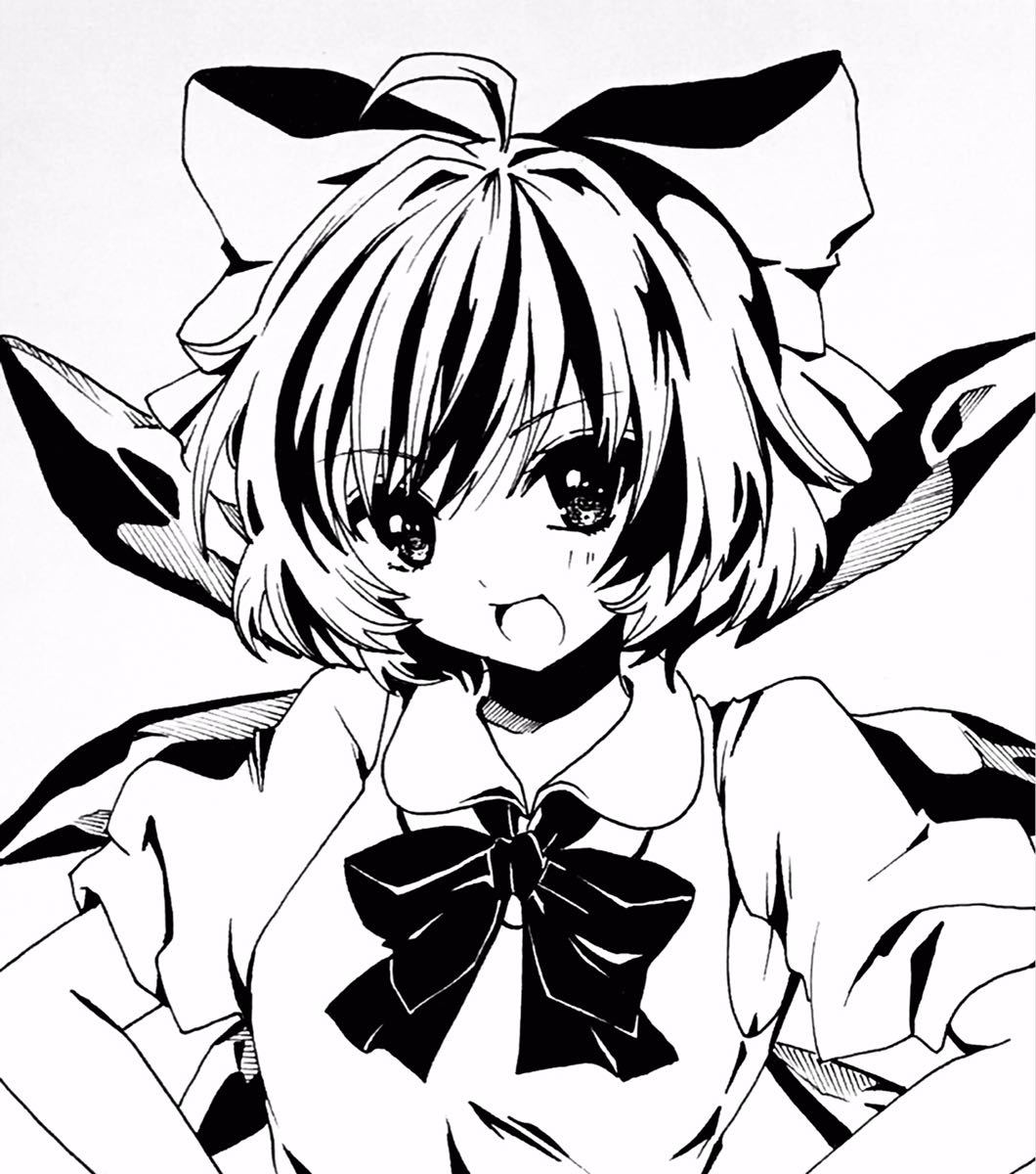 新品 手描きイラスト 東方project チルノ ミニ色紙 の落札情報詳細 ヤフオク落札価格情報 オークフリー スマートフォン版
