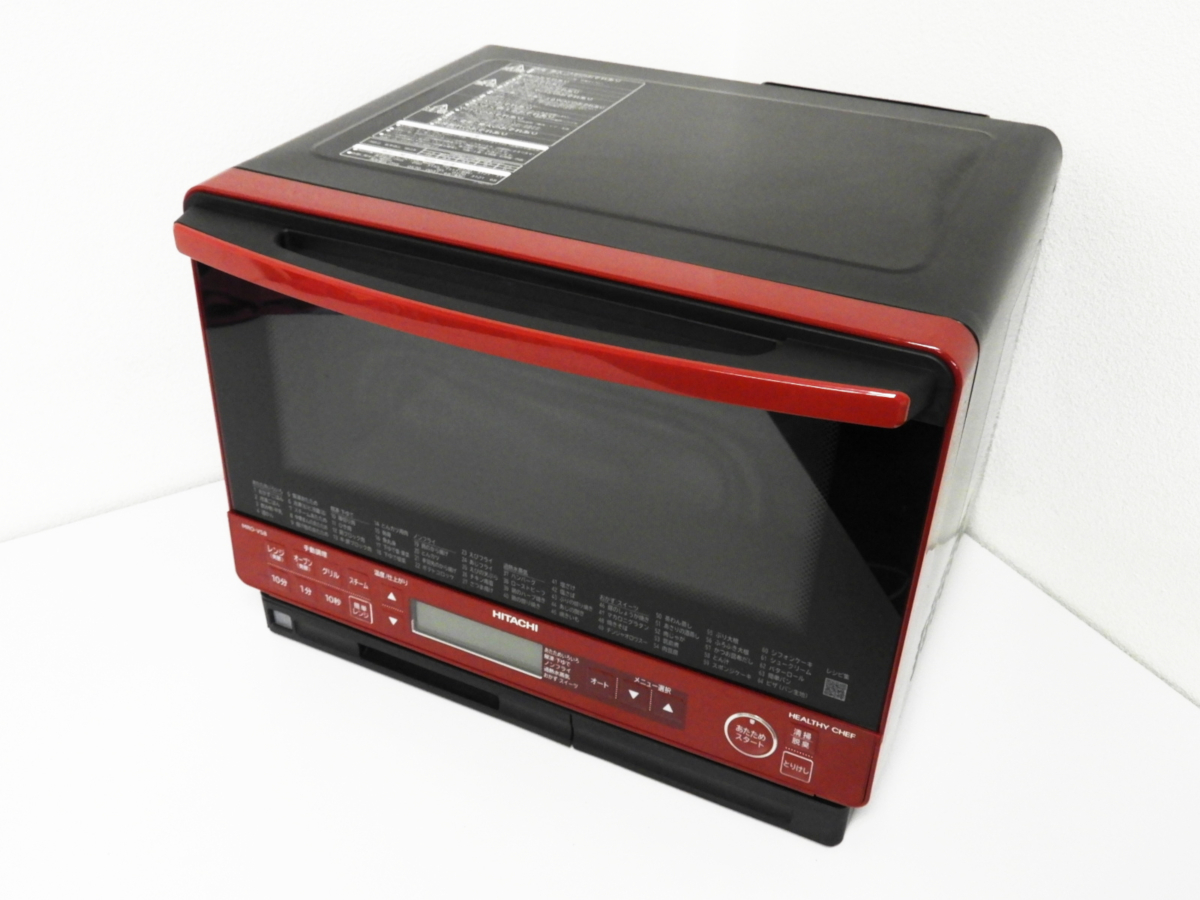 Hitachi 日立 ヘルシーシェフ 過熱水蒸気オーブンレンジ Mro Vs8 レッド 19年製 の落札情報詳細 ヤフオク落札価格情報 オークフリー スマートフォン版