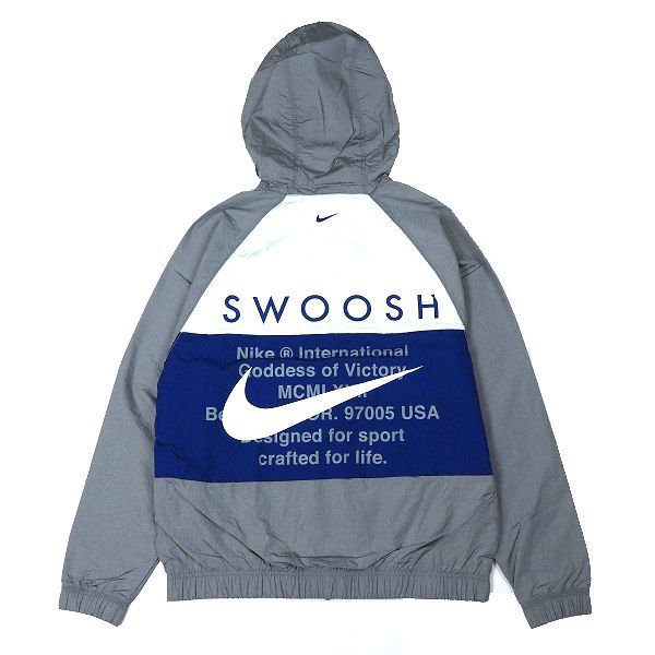 新品 新品 Nike ナイキ ビッグスウッシュ ウーブン ジャケット ウィンドブレーカー バックプリント ゆるめ 2xl グレー ブルー ホワイト I6 の落札情報詳細 ヤフオク落札価格情報 オークフリー スマートフォン版 新品 新品 Nike ナイキ ビッグスウッシュ ウーブン ジャケット ウィンドブレーカー バックプリント ゆるめ 2xl グレー ブルー ホワイト I6 の落札情報詳細 ヤフオク落札価格情報 オークフリー スマートフォン版