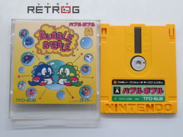 ファミコンディスクシステム バブルボブル(ソフト無し) 逆立て