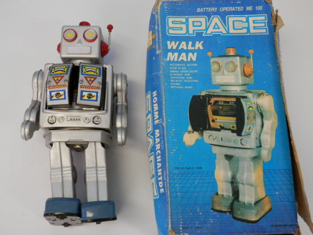 ❣️入手困難❣️昭和レトロ❣️大型ブリキ製ロボット☆スペース