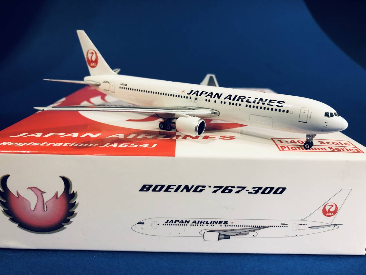 新品】Phoenix1/400 JAL 日本航空 B767-300ER JA654J の落札情報詳細