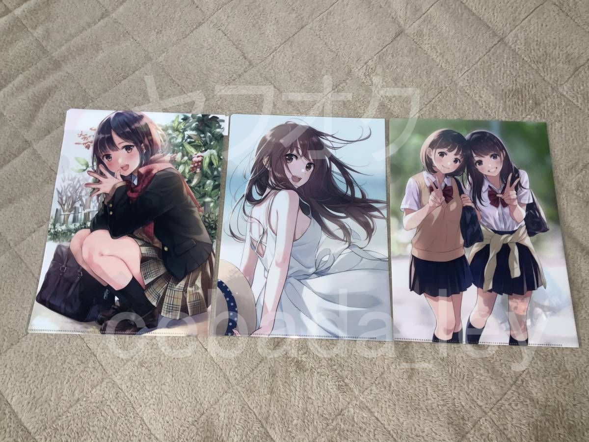 新品 森倉円 茉崎ミユキ サークルcanvas サークル プロペラプロンプト Propeller Prompt クリアファイル 3枚セット イベント頒布品 の落札情報詳細 ヤフオク落札価格情報 オークフリー スマートフォン版