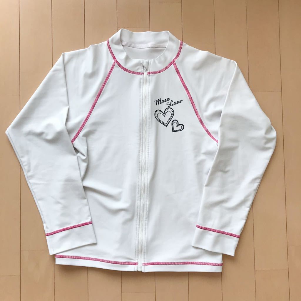 女の子ラッシュガード 長袖 白 160 ファスナー シンプル無地 の落札情報詳細 ヤフオク落札価格情報 オークフリー スマートフォン版