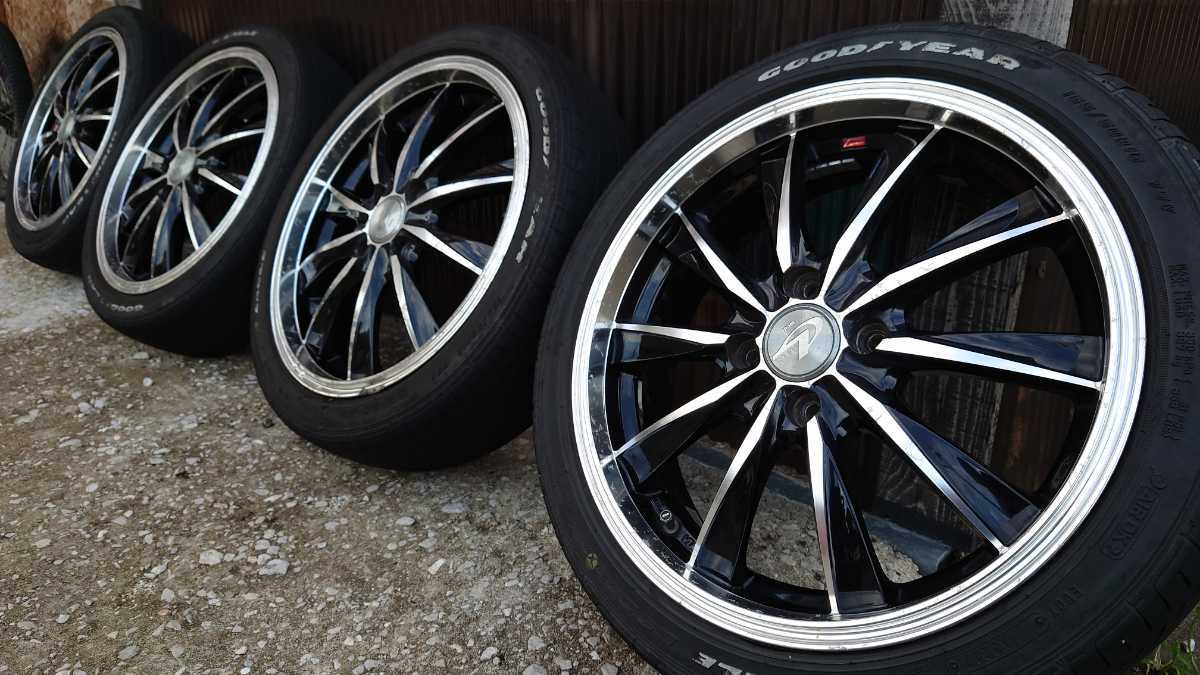 weds LEONIS 16インチ 4穴100 5J＋43 165/50R16 4本 レオニス 軽自動車