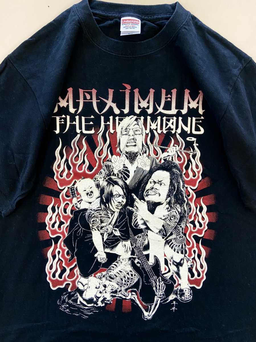 マキシマムザホルモン 和彫りイラスト半袖 Tシャツ Mサイズ の落札情報詳細 ヤフオク落札価格情報 オークフリー スマートフォン版
