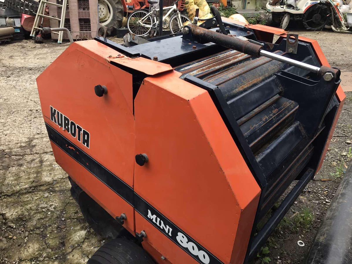 KUBOTA クボタ MINI800 (スター農機 MRB0810) ロールベーラ 集草機 
