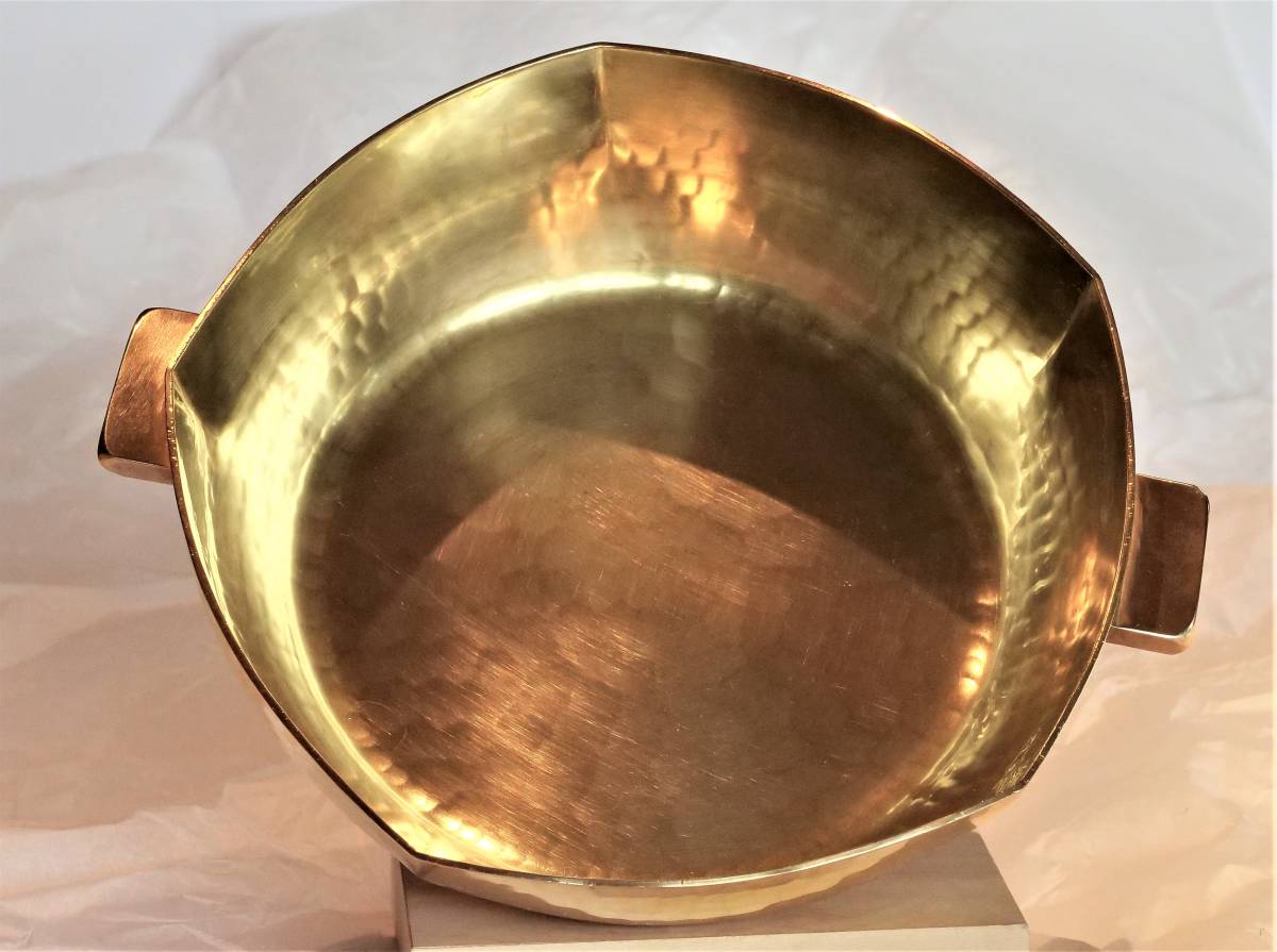 ウエストサイド　33 5角形鍋　真鍮 ウエストサイド 33 5角形鍋 真鍮 ウエストサイド 33 5角形鍋 真鍮 真鍮