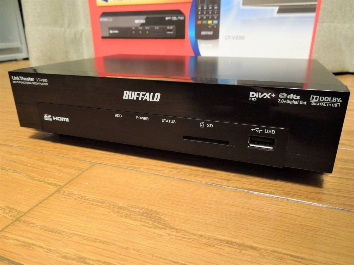 BUFFALO メディアプレイヤー LinkTheater LT-V100 Amazon | BUFFALO メディアプレイヤー LinkTheater LT-V100