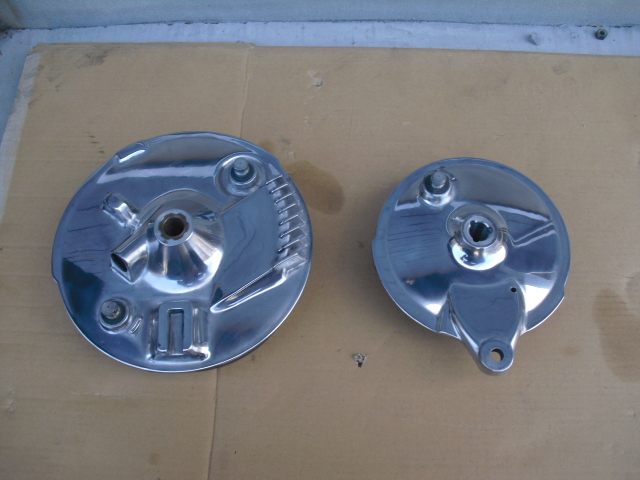 SR400フロントホイール ブレーキパネル