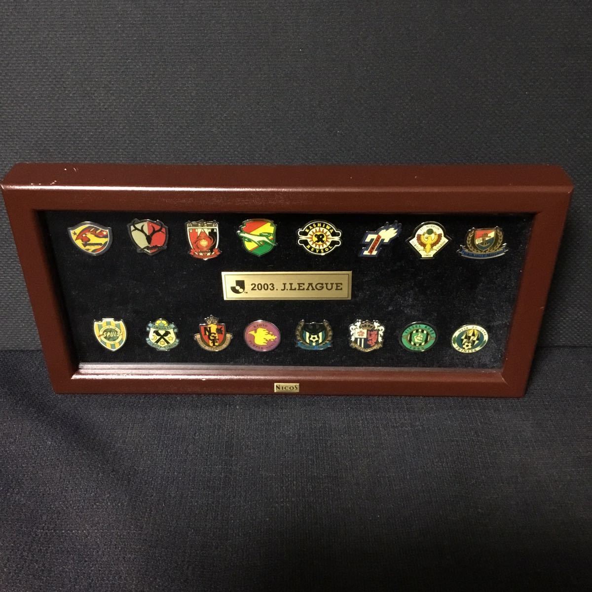 NICOS Jリーグ 2003年 サッカー ピンズ ピンバッジ ピンバッチ ニコス
