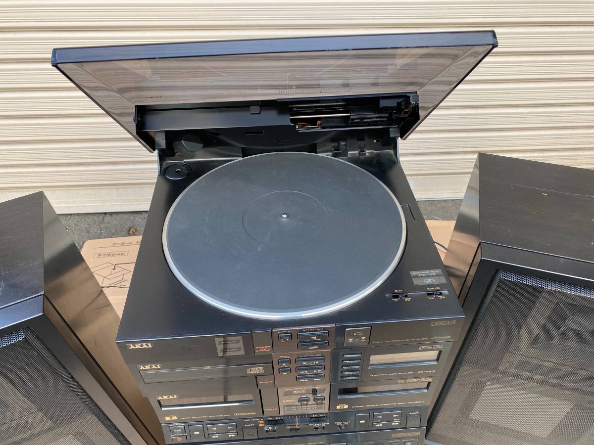 AKAI アンプ AV-M515 カセットデッキ HK-M313 完動品 AKAI アンプ AV