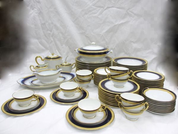 大倉陶園 クラウン エンボス 1枚 プランター オーバル プレート 【公式