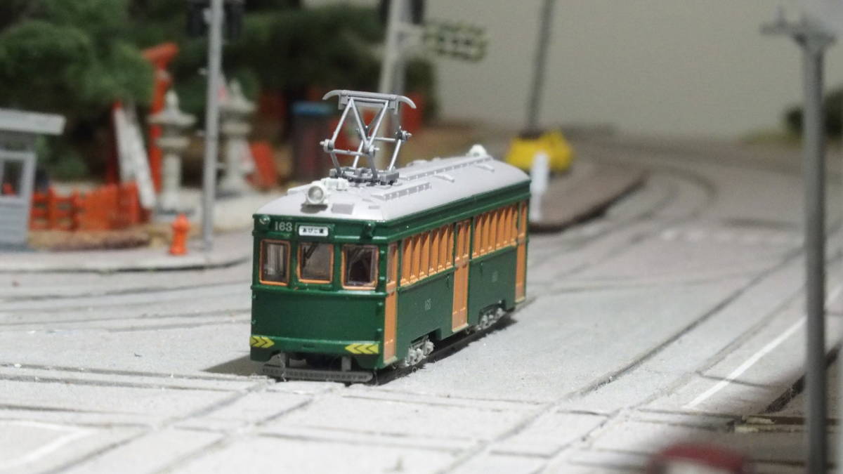 貴重]人気鉄道コレクション❣️阪堺電車(旧南海色) モ161形16 気