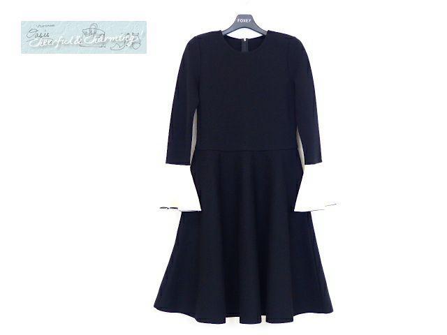 フォクシー2017年Calla Lily グレースウールニットワンピース38