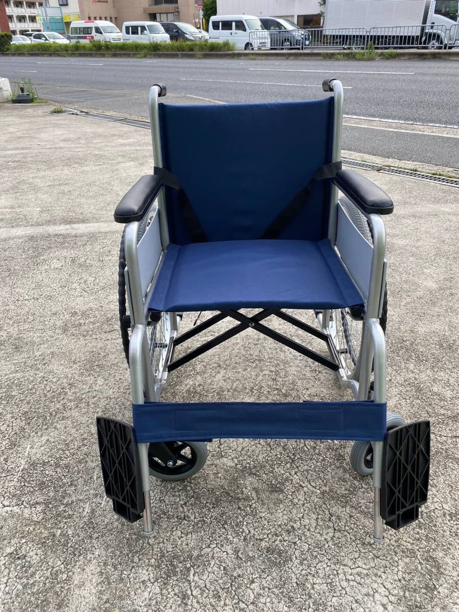 ◯I6268 コーナン スチール製 車いす 車椅子 自走式 折りたたみ KYR19