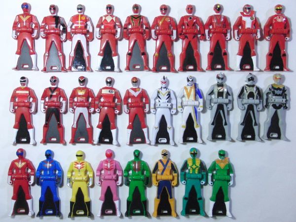 レンジャーキー 大量28体セット 歴代レッド ゴレンジャー等 戦隊 特撮ヒーロー バンダイ の落札情報詳細 ヤフオク落札価格情報 オークフリー スマートフォン版